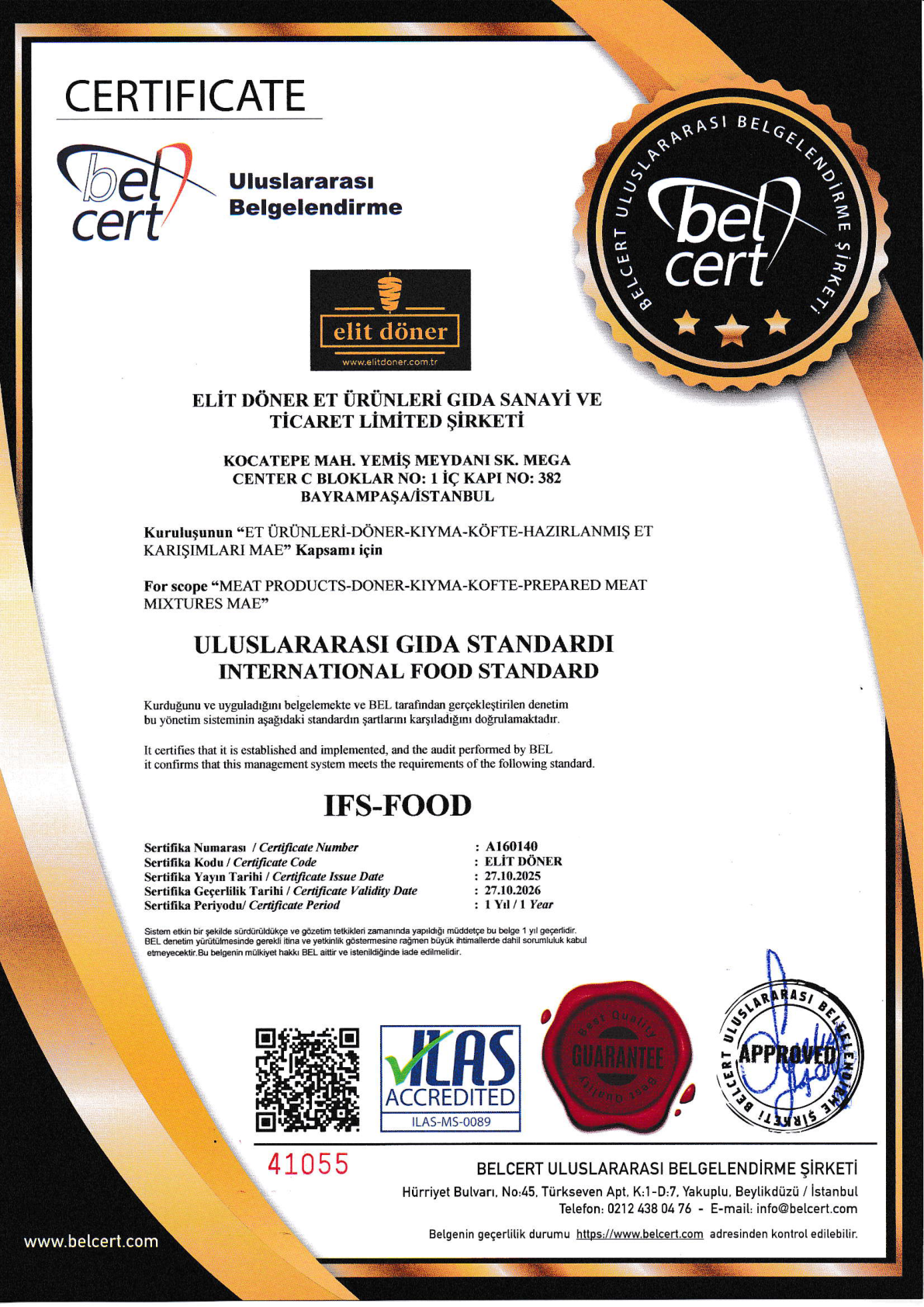 IFS-FOOD Uluslararası Gıda Standardı